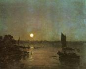 Moonlight, A Study at Millbank - 约瑟夫·玛罗德·威廉·透纳